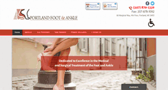 Desktop Screenshot of portlandfootandankle.com